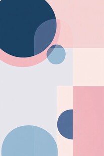 几何图形抽象风简约背景