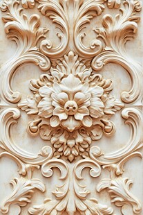 欧式精美浮雕花纹装饰图案
