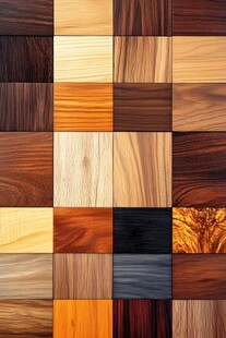 多样木材纹理拼图展示