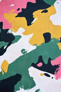 多彩抽象涂鸦艺术图案