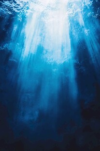 海底之光 深邃海洋的神秘景象