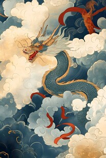云中祥龙图