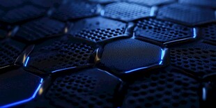 科技感六边形金属质感纹理