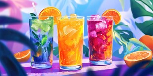 缤纷夏日特调冰饮