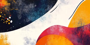 抽象多彩艺术背景图案