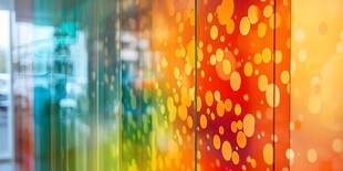 彩色光斑玻璃背景纹理