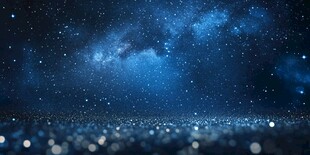 梦幻星空下的闪烁世界