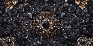 奢华宝石装饰图案