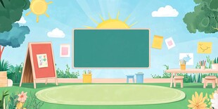 户外童趣绘画学习小天地