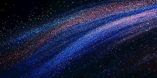 梦幻星河流光粒子背景