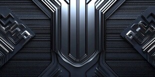 未来科技风金属质感背景图