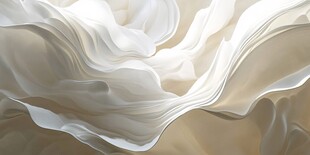飘逸白绸纹理艺术之美