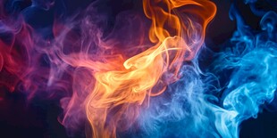 梦幻炫彩火焰特效画面