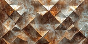 几何纹理金属质感瓷砖图案