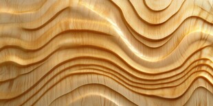 波浪纹理的木质浮雕背景