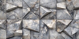 几何拼接灰色立体石材纹理