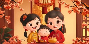 欢乐家庭迎新春