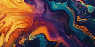 梦幻流体色彩艺术纹理