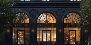 复古欧式风格的精致店面