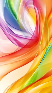绚丽多彩动感线条背景图