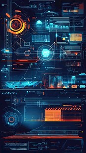 科技感十足的未来界面设计