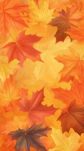 金秋枫叶背景图