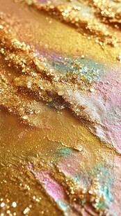 金色炫彩闪光纹理背景
