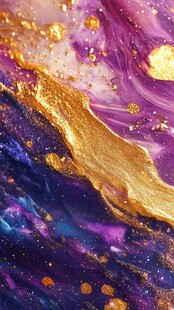 梦幻紫金流体艺术纹理