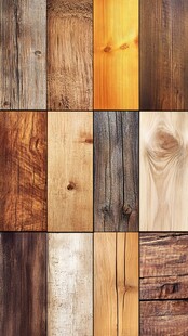 多样木纹纹理展示图