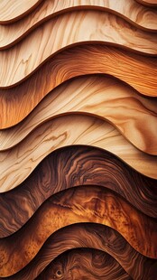 木纹波浪创意纹理背景图
