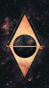 神秘几何宇宙星空图案