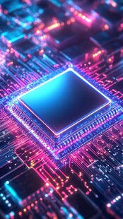 炫酷芯片 科技电路之光