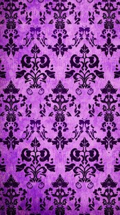 紫色华丽花纹图案背景