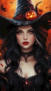 万圣节女巫 神秘魅力尽显