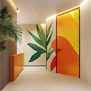 多彩创意入户玄关设计