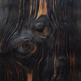 黑棕木纹 独特树结纹理特写