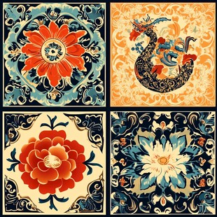 传统中式花纹图案集锦