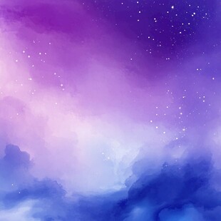 梦幻星空紫色云海背景图
