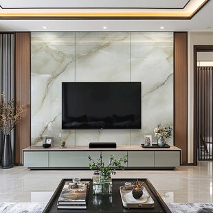 现代简约风客厅电视背景墙