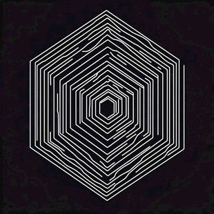 六边形线条几何图案设计