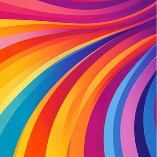 绚丽多彩的动感条纹背景