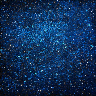梦幻蓝色光斑星空背景图
