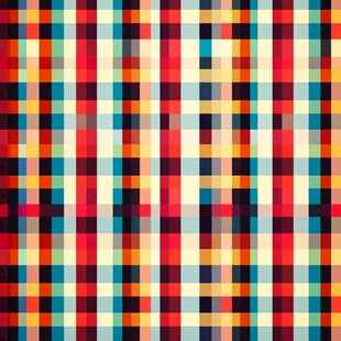 多彩方格图案背景纹理