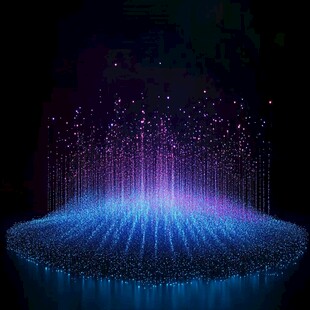 梦幻粒子光影艺术效果