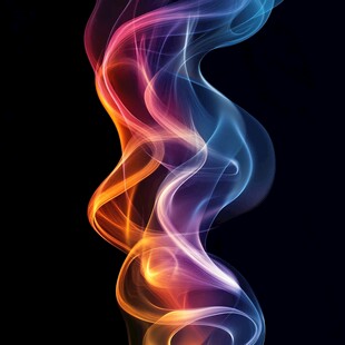炫彩烟雾舞动画面