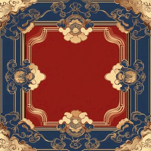 中式古典边框图案设计