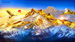 日照金山