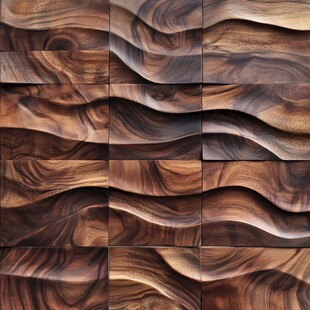 立体木纹艺术墙面装饰板