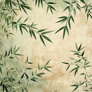古风竹叶背景纹理图