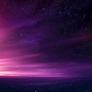 梦幻紫色星空背景图